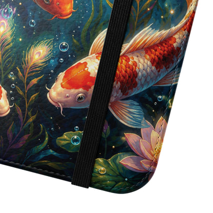 Koi Serenity™ iPhone Flip Wallet Case
