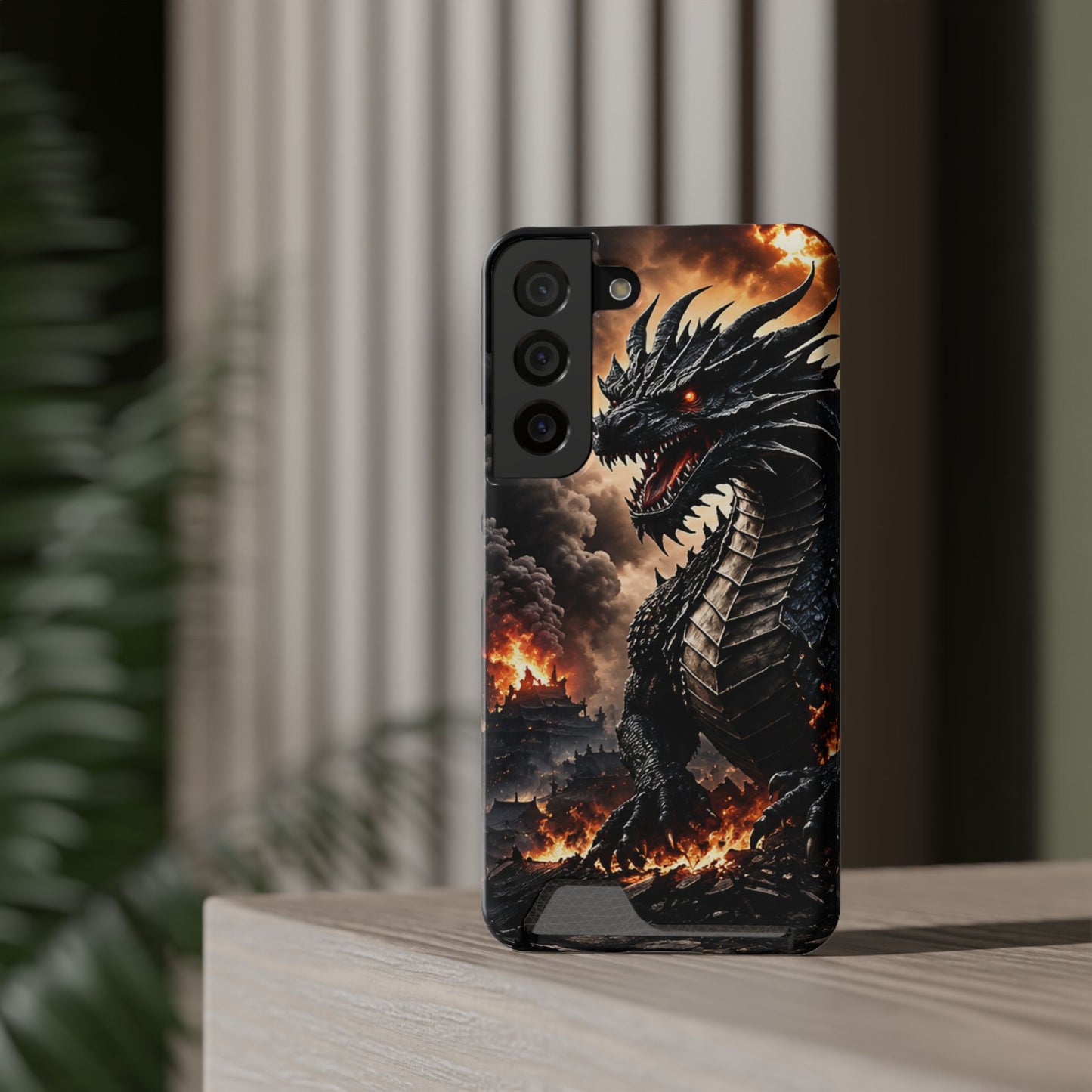 Ashen Dominion™ Dragon Samsung Galaxy Case with Card Holder