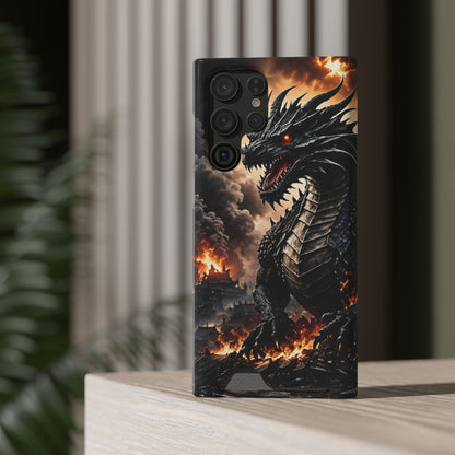 Ashen Dominion™ Dragon Samsung Galaxy Case with Card Holder