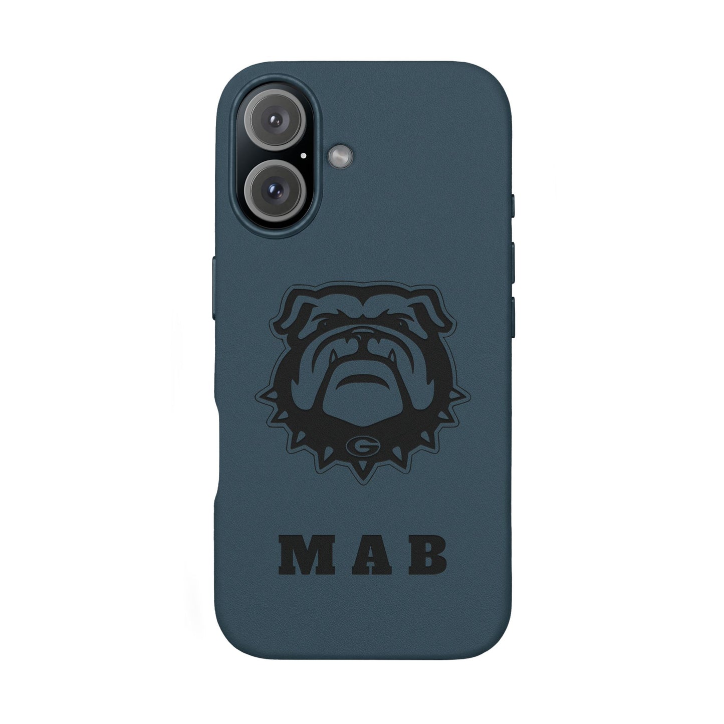 Personalized Georgia Bulldog™ Engraved iPhone Leather Case
