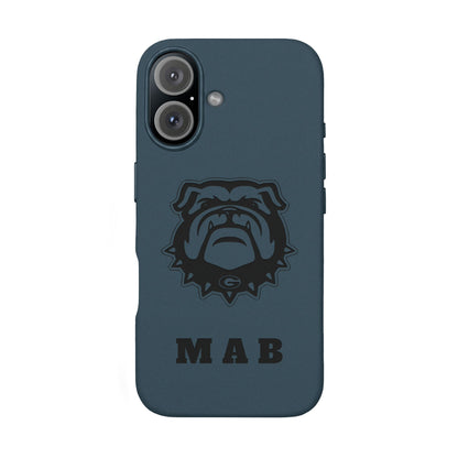 Personalized Georgia Bulldog™ Engraved iPhone Leather Case