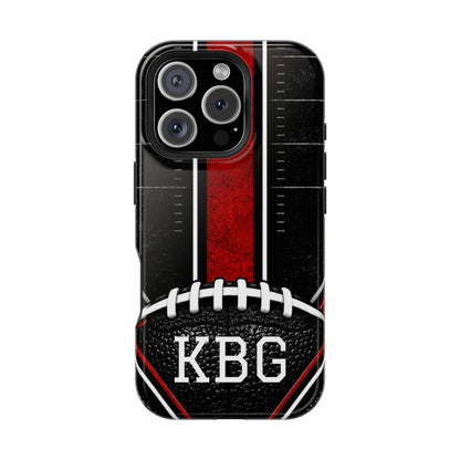 Redline Gridiron™ Personalized Impact-Resistant iPhone Case