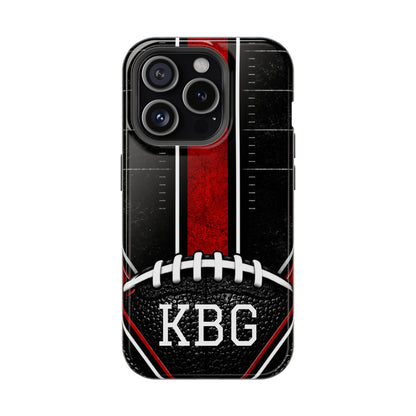 Redline Gridiron™ Personalized Impact-Resistant iPhone Case