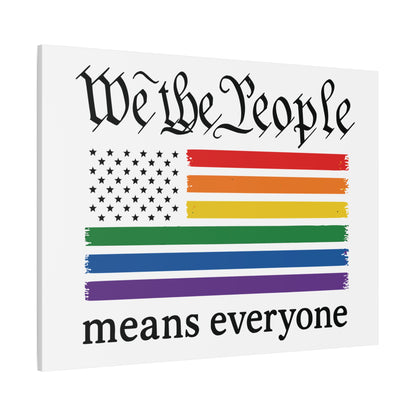 United in Color™ Pride Stripe Matte Canvas Wall Art