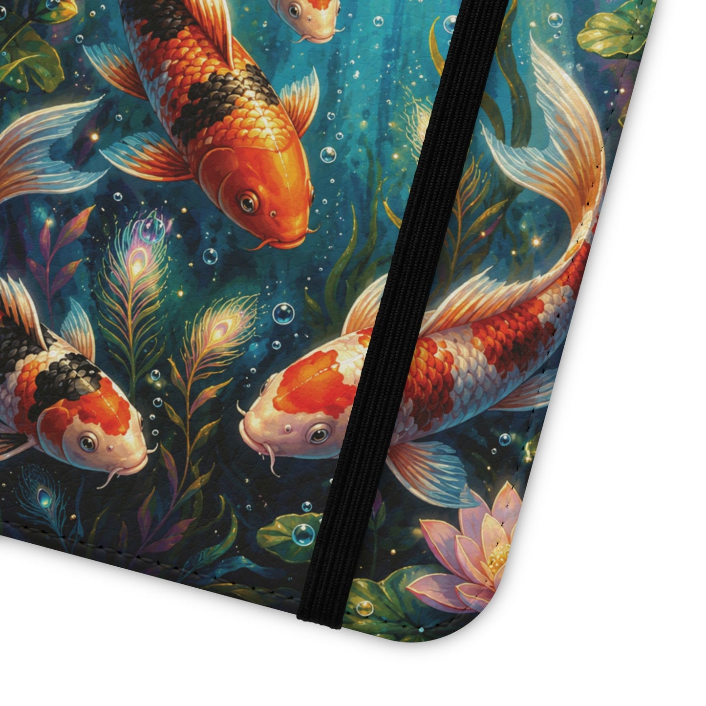 Koi Serenity™ iPhone Flip Wallet Case