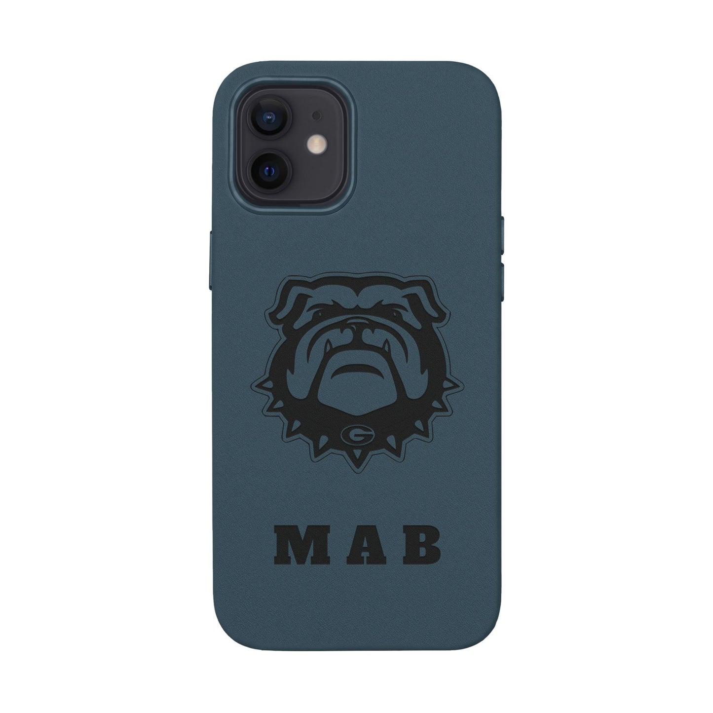 Personalized Georgia Bulldog™ Engraved iPhone Leather Case