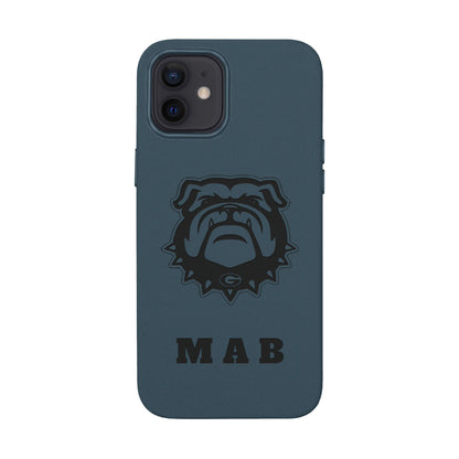 Personalized Georgia Bulldog™ Engraved iPhone Leather Case
