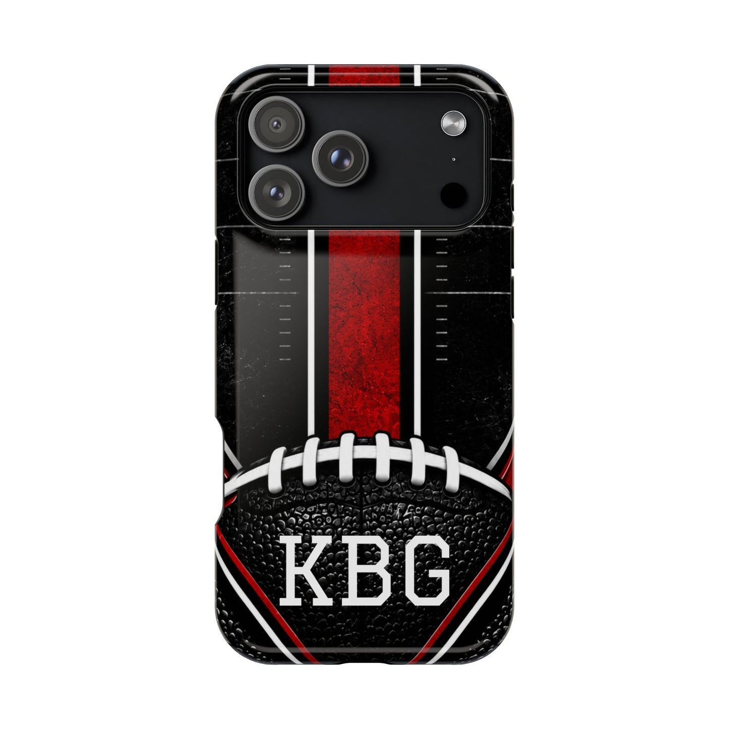 Redline Gridiron™ Personalized Impact-Resistant iPhone Case
