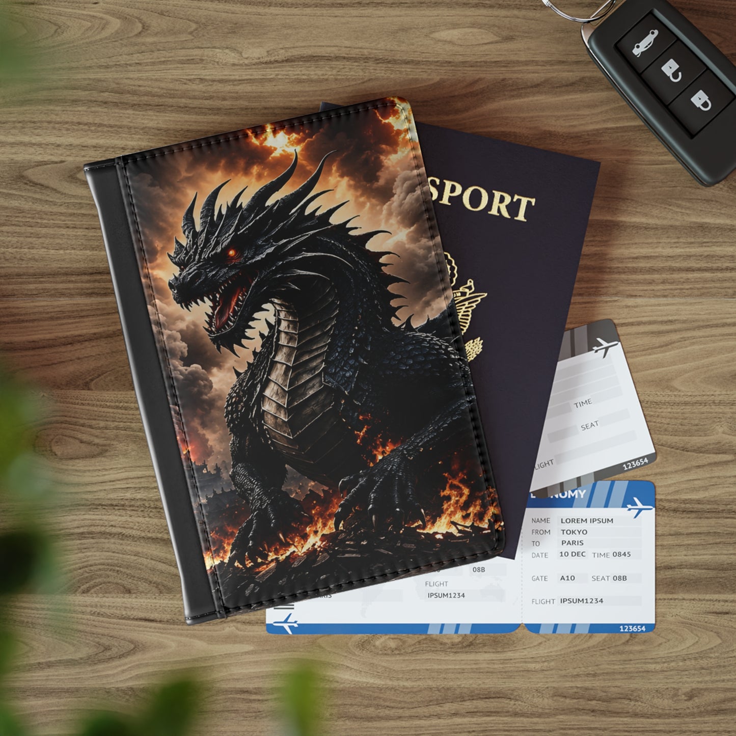 Ashen Dominion™ Dragon Passport Cover