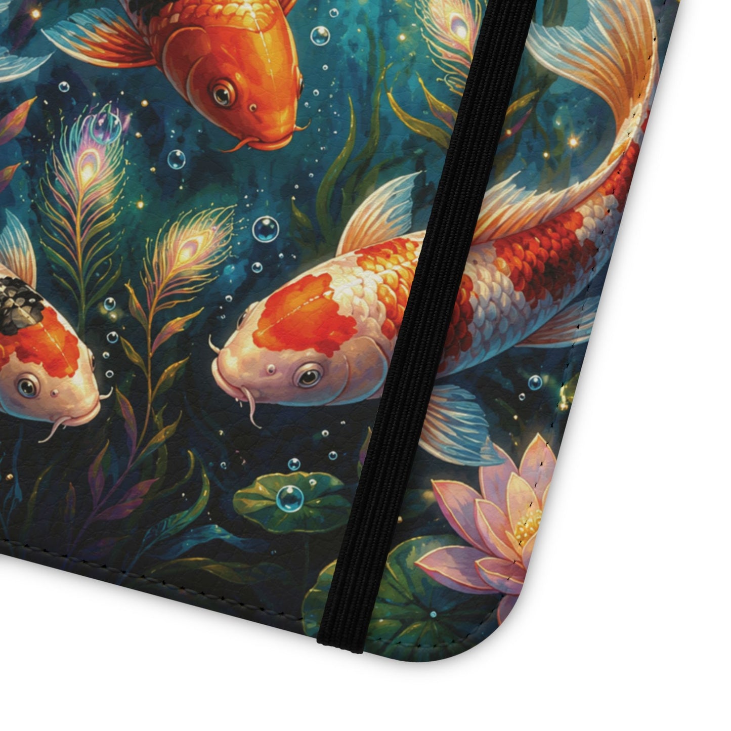 Koi Serenity™ iPhone Flip Wallet Case
