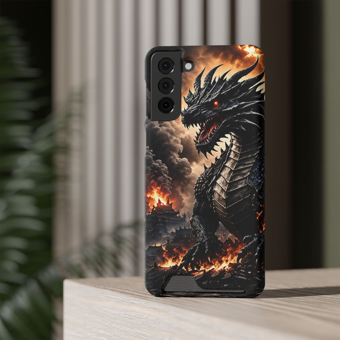 Ashen Dominion™ Dragon Samsung Galaxy Case with Card Holder
