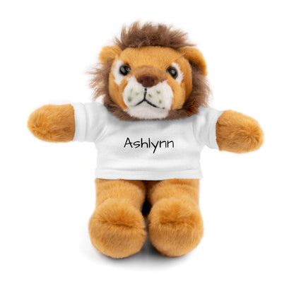 Personalized Name Stuffed Animal with T-Shirt
