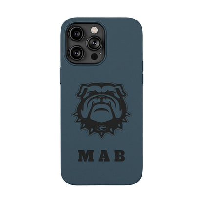 Personalized Georgia Bulldog™ Engraved iPhone Leather Case