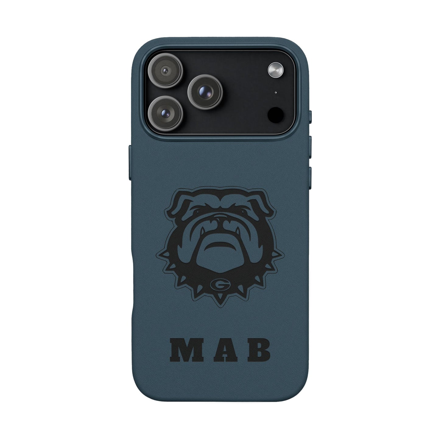 Personalized Georgia Bulldog™ Engraved iPhone Leather Case