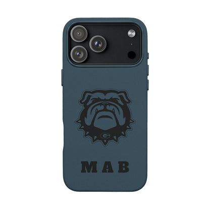 Personalized Georgia Bulldog™ Engraved iPhone Leather Case