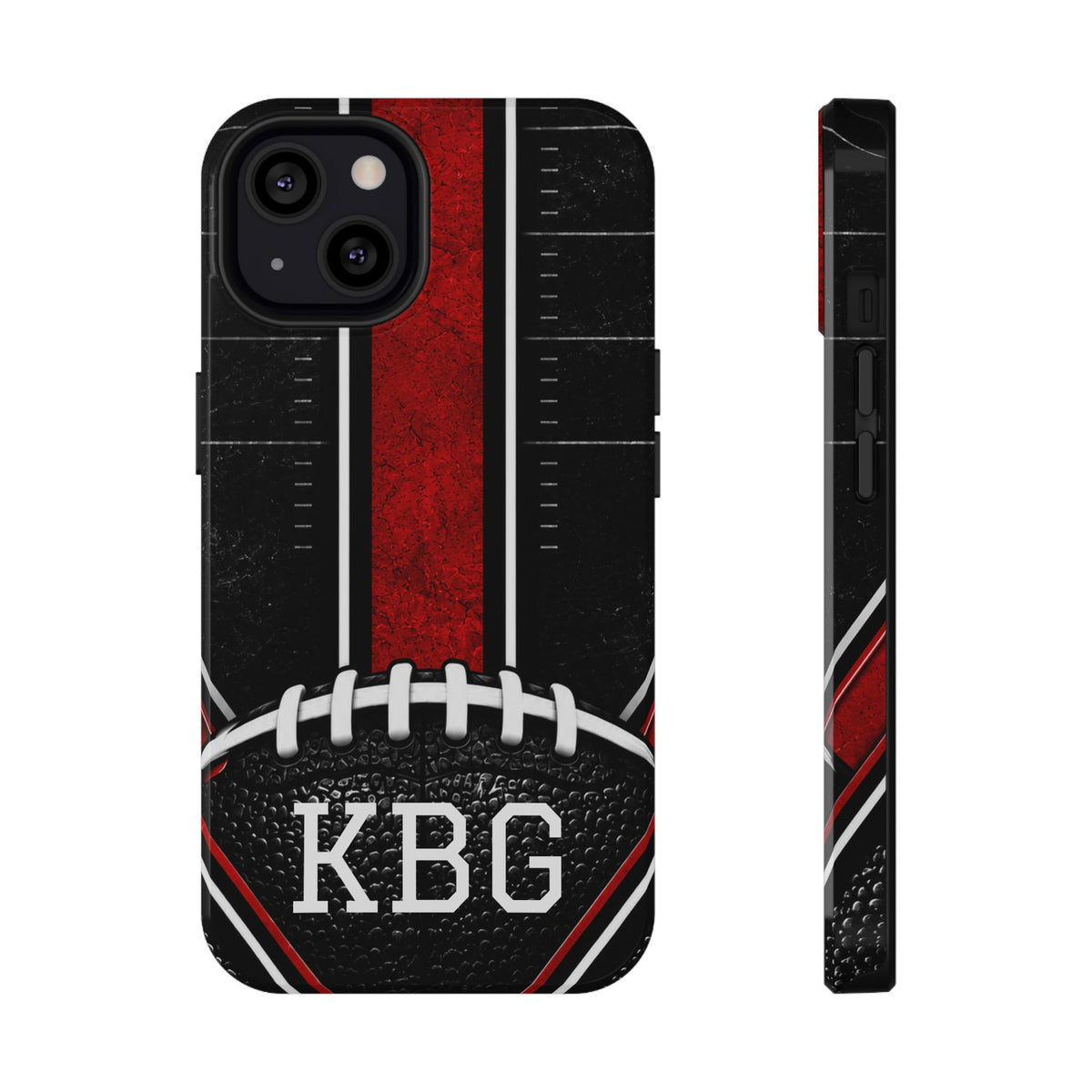 Redline Gridiron™ Personalized Impact-Resistant iPhone Case