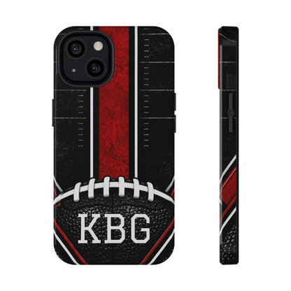 Redline Gridiron™ Personalized Impact-Resistant iPhone Case