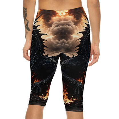 Ashen Dominion™ Women’s Dragon Capri Leggings