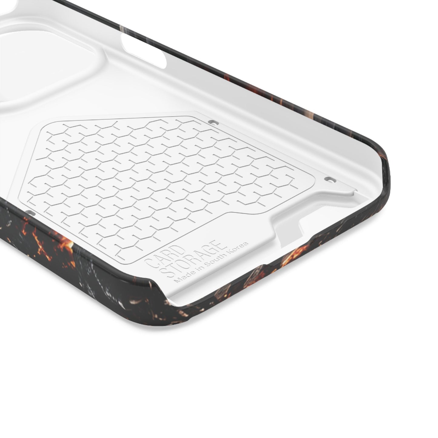 Ashen Dominion™ Dragon iPhone Case with Card Holder