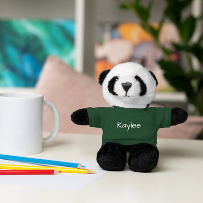 Personalized Name Stuffed Animal with T-Shirt