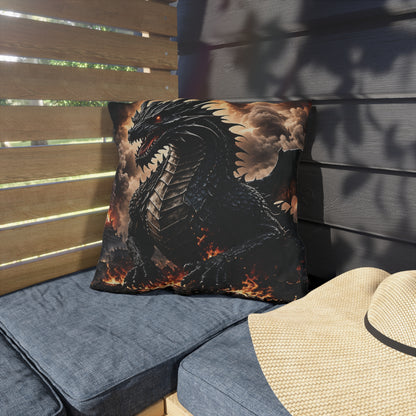 Ashen Dominion™ Dragon Outdoor Pillow