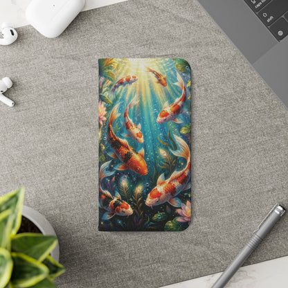 Koi Serenity™ iPhone Flip Wallet Case