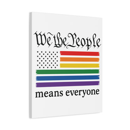 United in Color™ Pride Stripe Matte Canvas Wall Art