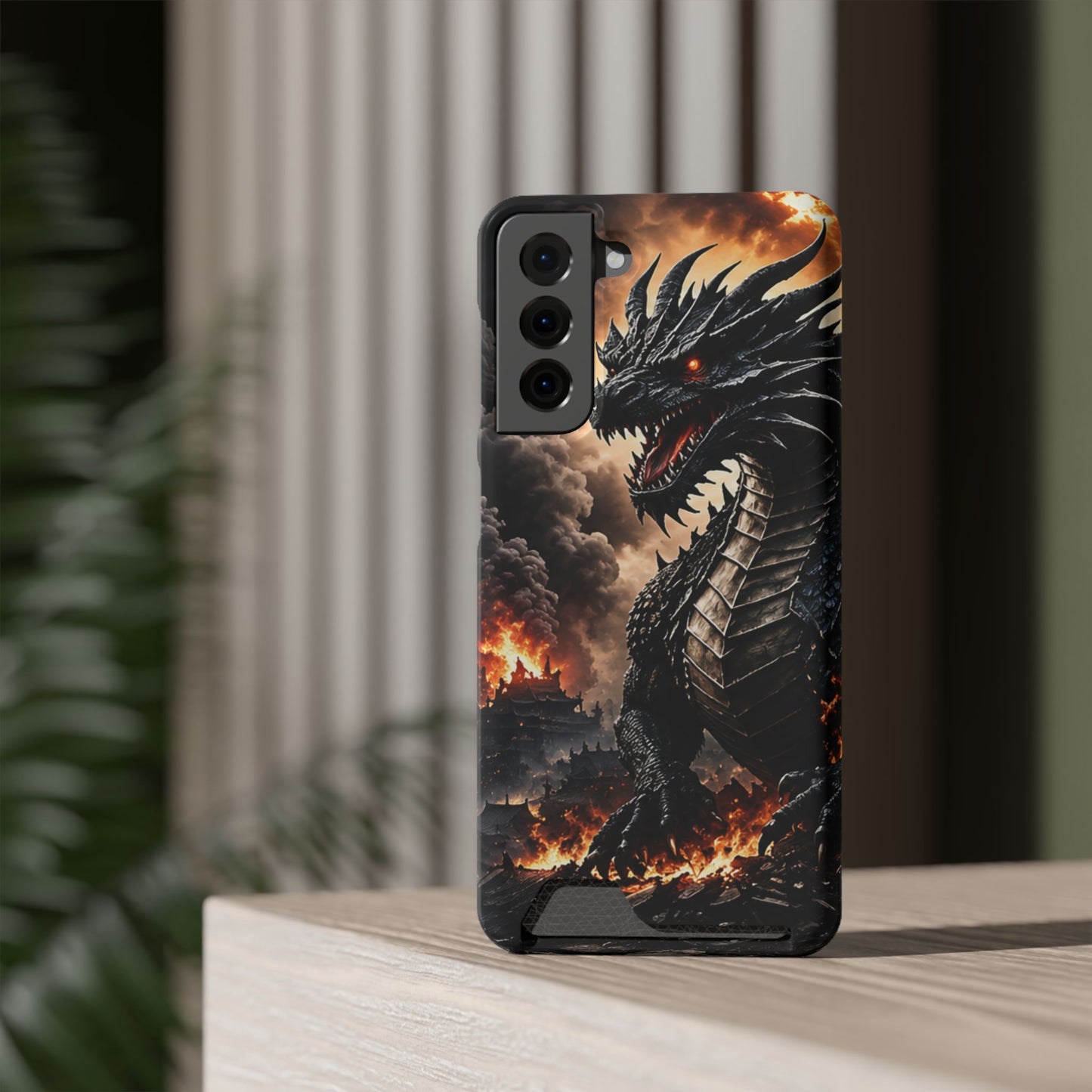 Ashen Dominion™ Dragon Samsung Galaxy Case with Card Holder