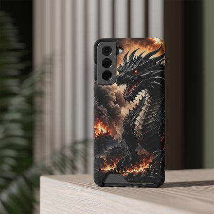 Ashen Dominion™ Dragon Samsung Galaxy Case with Card Holder