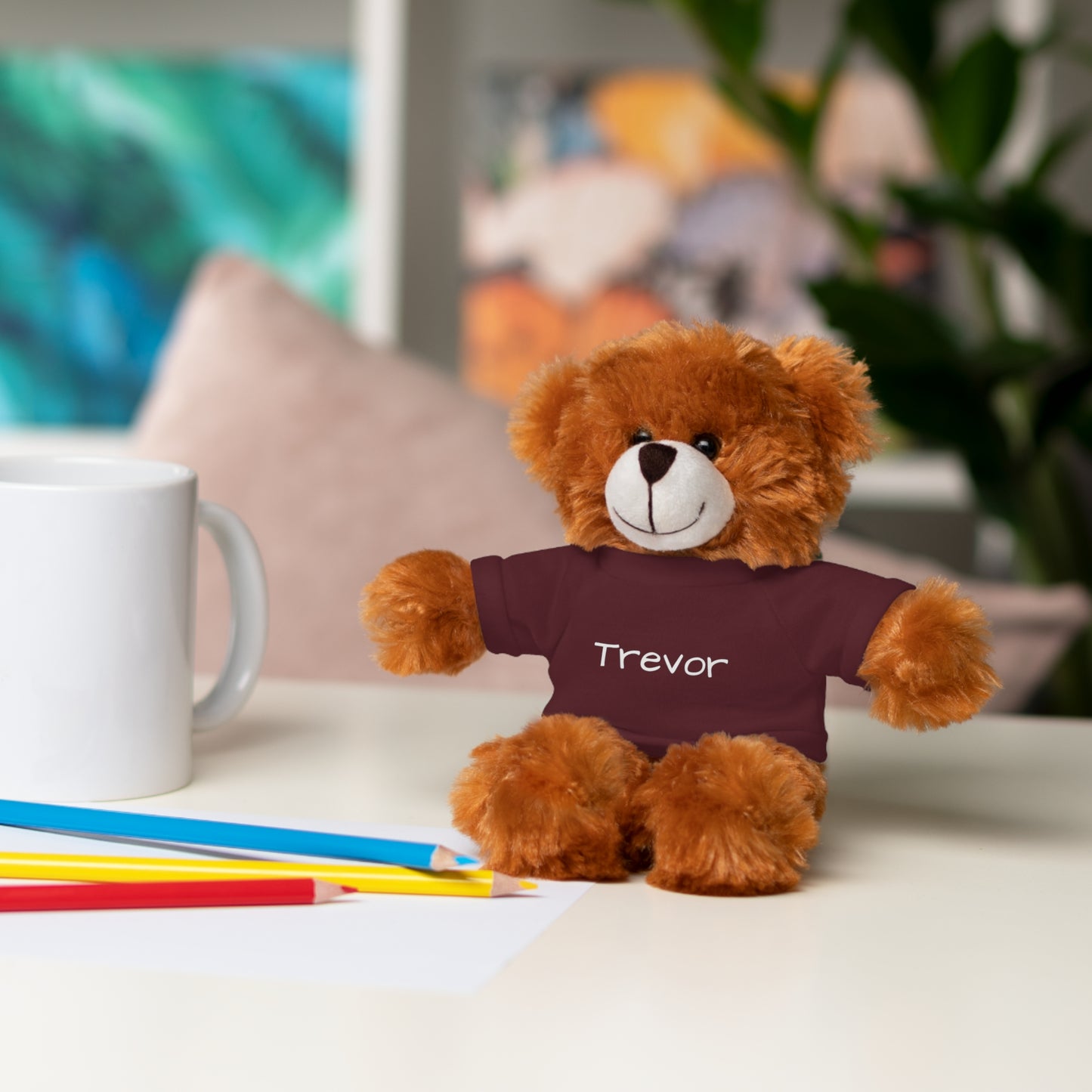 Personalized Name Stuffed Animal with T-Shirt