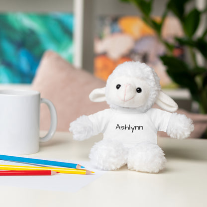Personalized Name Stuffed Animal with T-Shirt