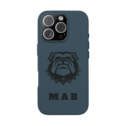 Personalized Georgia Bulldog™ Engraved iPhone Leather Case