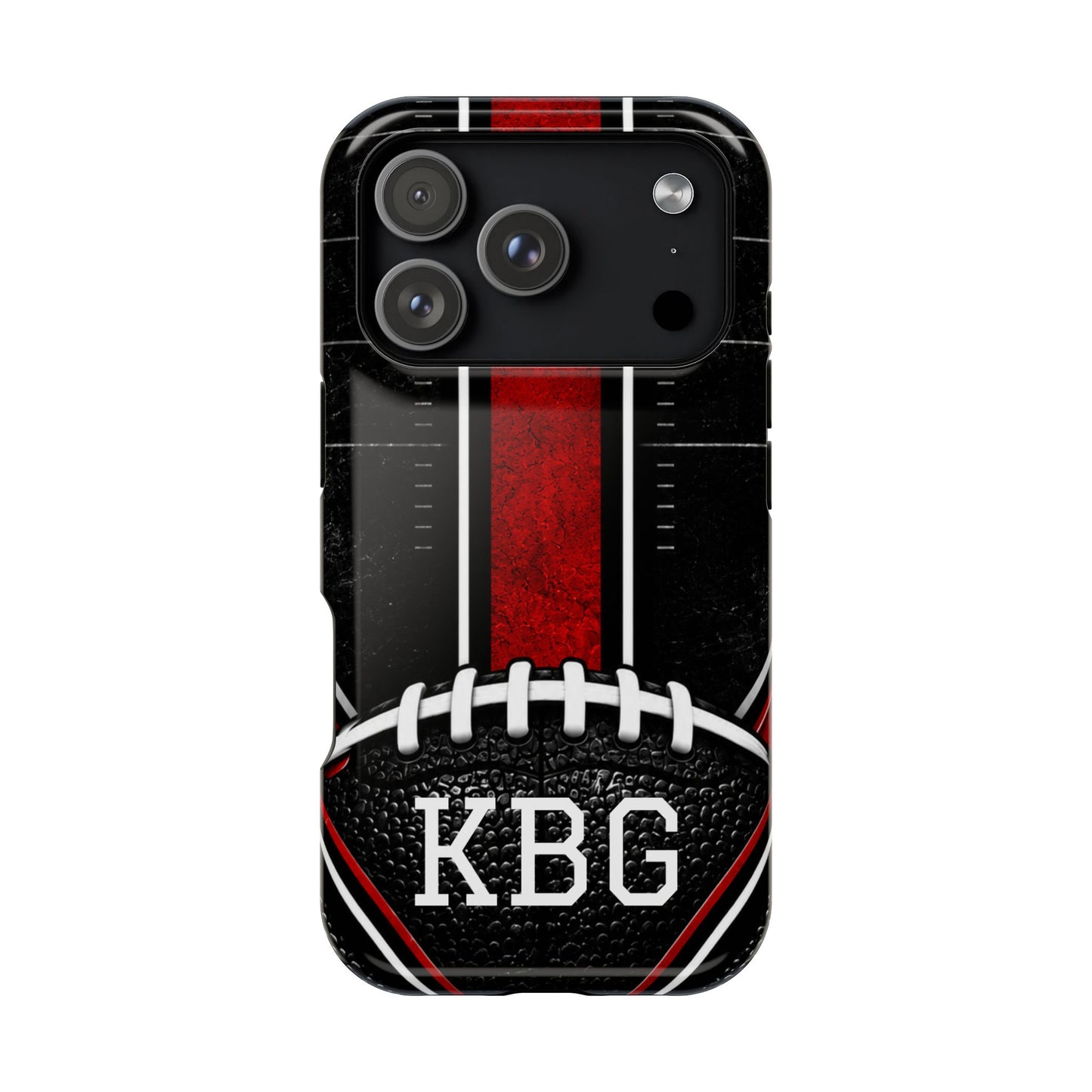 Redline Gridiron™ Personalized Impact-Resistant iPhone Case