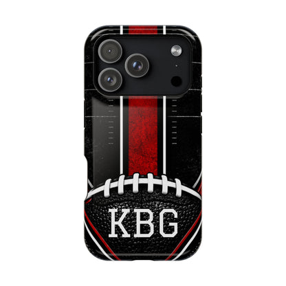 Redline Gridiron™ Personalized Impact-Resistant iPhone Case