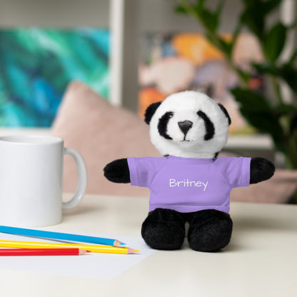 Personalized Name Stuffed Animal with T-Shirt