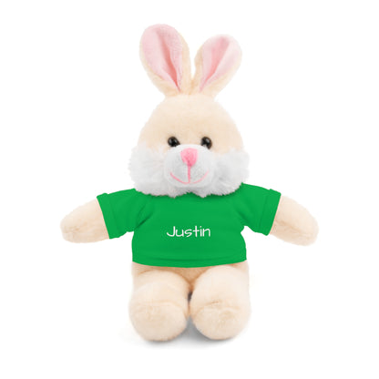 Personalized Name Stuffed Animal with T-Shirt