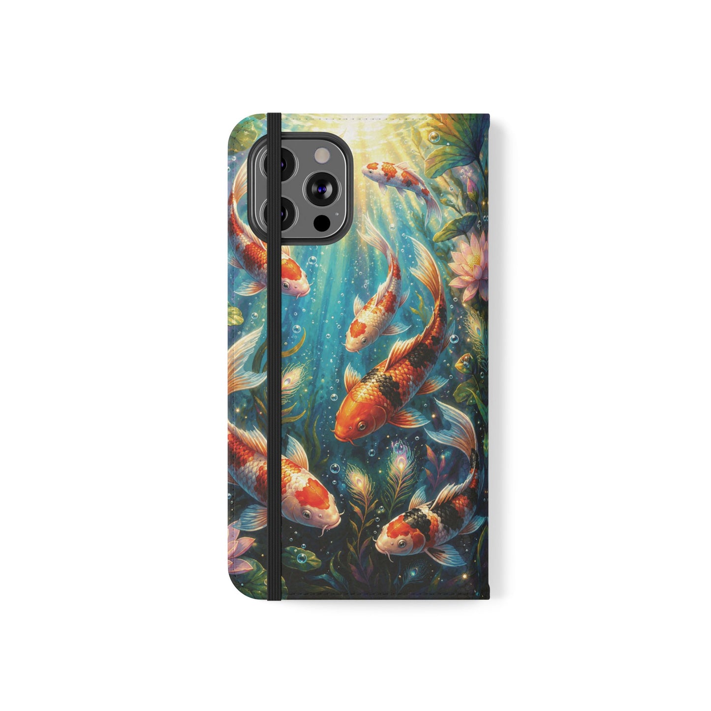 Koi Serenity™ iPhone Flip Wallet Case
