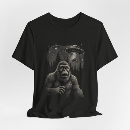 Abducted Again™ Bigfoot UFO Unisex T-Shirt